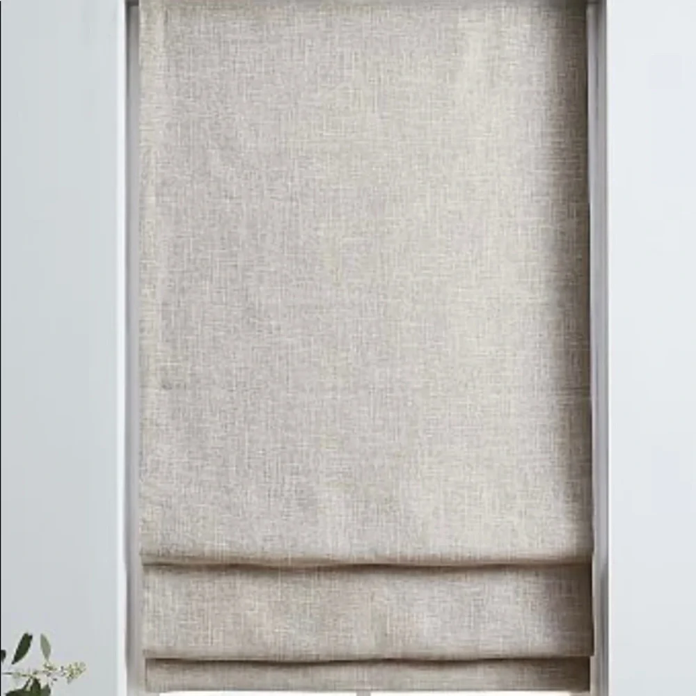 West Elm NEW Crossweave Cordless Blackout Shade